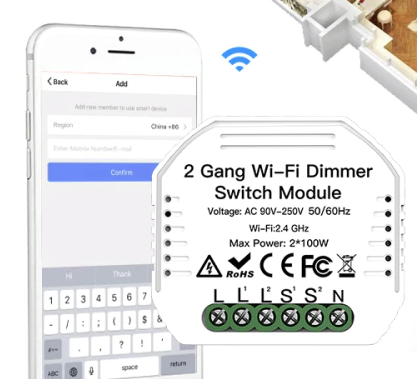 WIFI LED DLKOV OVLDN STMVAE 2X MODUL DLKOV OVLDN SMART LIFE